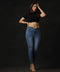 Waist Detailed High Rise Jean